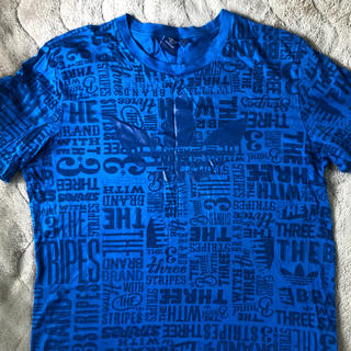アディダス(adidas)のアディダス　青Tシャツ(Tシャツ/カットソー(半袖/袖なし))