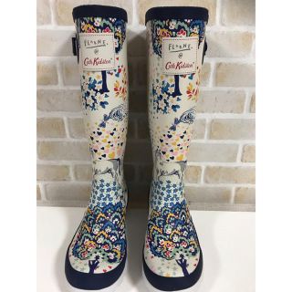 キャスキッドソン(Cath Kidston)のキャスキッドソン　レインブーツ　23㎝　新品(レインブーツ/長靴)