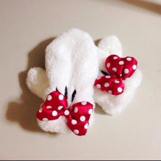 ディズニー(Disney)のミニーちゃん♡てぶくろ(手袋)