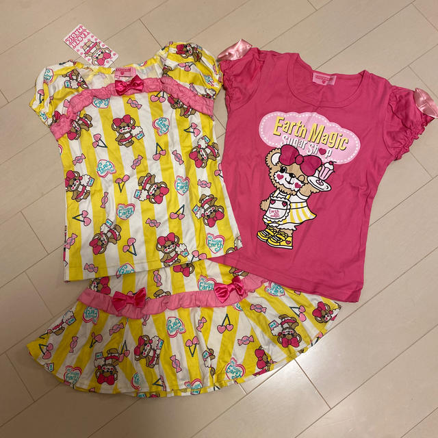 EARTHMAGIC(アースマジック)のアースマジック　セットアップ キッズ/ベビー/マタニティのキッズ服女の子用(90cm~)(その他)の商品写真