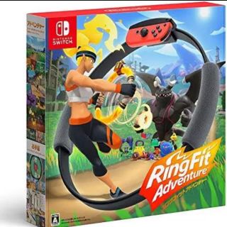 ニンテンドースイッチ(Nintendo Switch)のリングフィットアドベンチャー　新品(家庭用ゲームソフト)