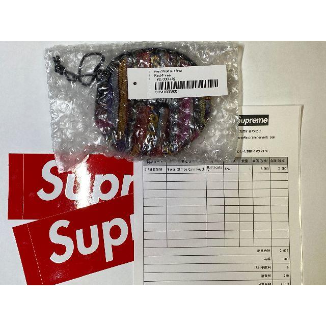 Supreme(シュプリーム)の20SS Supreme Woven Stripe Coin Pouch メンズのファッション小物(コインケース/小銭入れ)の商品写真