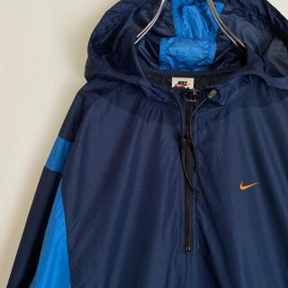 ナイキ(NIKE)のNIKE ナイキ ナイロンジャケット　プルオーバー　NIKE 銀タグ　90s(ナイロンジャケット)