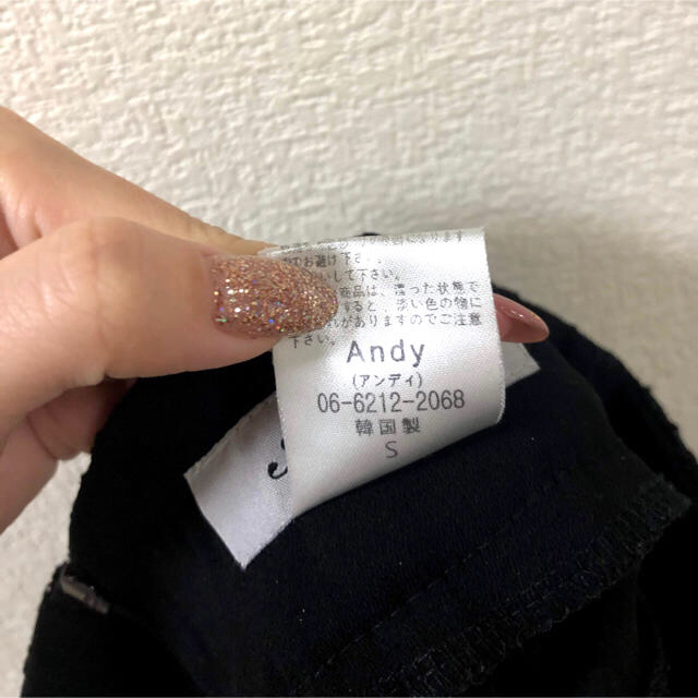 Andy(アンディ)のAndy レーススカート　黒 レディースのスカート(ミニスカート)の商品写真