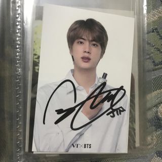 BTS Jin ジン　防弾少年団 ポニカ サイン 直筆 トレカ レア