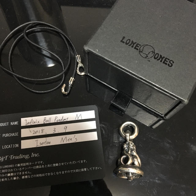 LONE ONES(ロンワンズ)の美品‼️ロンワンズ　インフィニックスベル　Ｍ メンズのアクセサリー(ネックレス)の商品写真