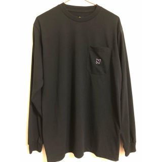 ニードルス(Needles)のneedles ロングスリーブ Tシャツ ブラック 値下げしました！！(Tシャツ/カットソー(七分/長袖))