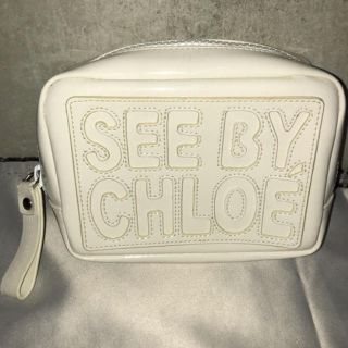 シーバイクロエ(SEE BY CHLOE)の★SEE BY CHLOE★シーバイクロエ クロエ コスメ ポーチ ミラー付き(メイクボックス)