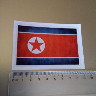 北朝鮮国旗　ステッカー(その他)