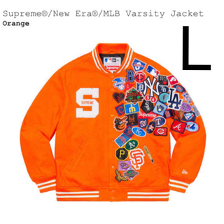 シュプリーム(Supreme)のL Supreme New Era MLB Varsity Jacket(スタジャン)