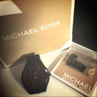 マイケルコース(Michael Kors)のMichael Kors 腕時計 黒(腕時計)