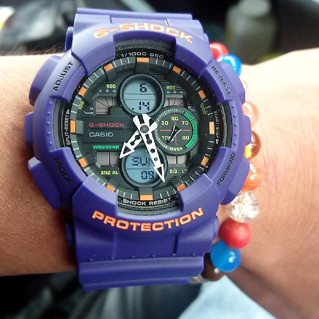 G-SHOCK(ジーショック)のg-ショックエヴァ初号機カラーパープル キッズ/ベビー/マタニティのこども用ファッション小物(腕時計)の商品写真