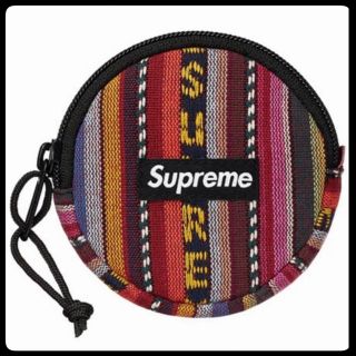 シュプリーム(Supreme)のWoven Stripe Coin Pouch マルチカラー(コインケース/小銭入れ)