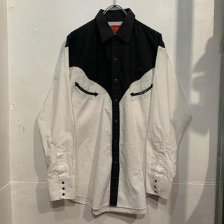 ウェスタンシャツ  70's 80's シャツ　モード　刺繍　シャツ　古着(シャツ)