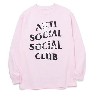 ネイバーフッド(NEIGHBORHOOD)のアンチソーシャルソーシャルクラブ ネイバーフッド 長袖Tシャツ ピンク(Tシャツ/カットソー(七分/長袖))