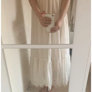 ロキエ(Lochie)のvintage cottonskirt 🤍(ロングスカート)