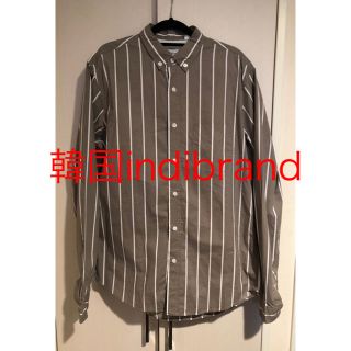 韓国ブランドindibrand ストライプシャツ(シャツ)