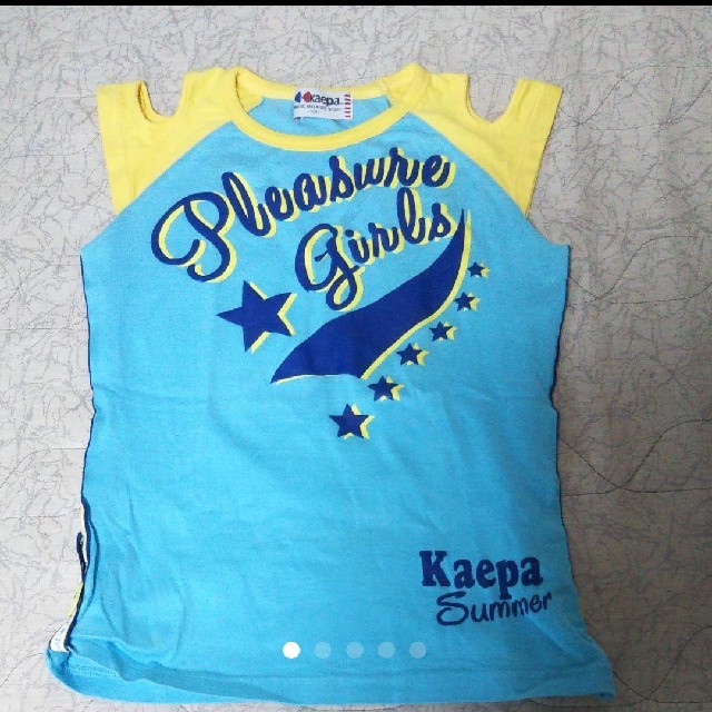 Kaepa(ケイパ)の【2点で300円】Kaepaタンクトップ キッズ/ベビー/マタニティのキッズ服女の子用(90cm~)(Tシャツ/カットソー)の商品写真