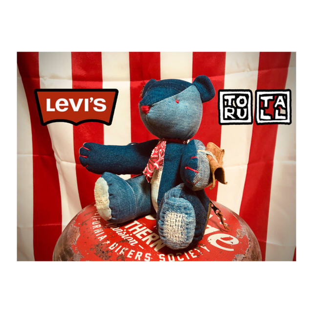 Levi's(リーバイス)のlevi's リメイク　30cmビッグテディベア ハンドメイドのぬいぐるみ/人形(ぬいぐるみ)の商品写真