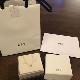 ete - K10YG ブリリアント ダイヤモンド ネックレスの通販 by shiho s
