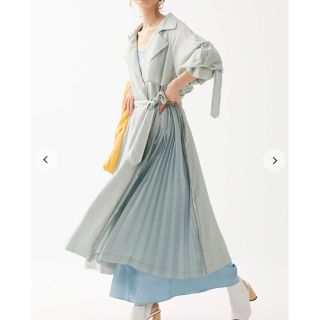 スナイデル(SNIDEL) トレンチコート(レディース)(グリーン・カーキ ...