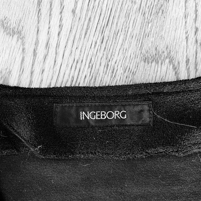 INGEBORG(インゲボルグ)の●インゲボルグ●アンサンブル黒Ｍサイズ レディースのトップス(アンサンブル)の商品写真