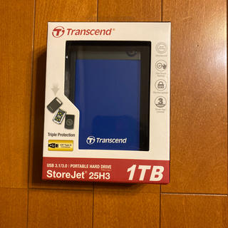 トランセンド(Transcend)の夏休み価格　新品　未開封　ポータブルHDD 1TB(PC周辺機器)