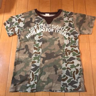 エーアーベー(e.a.B)のキッズ　ボーイズ  Tシャツ　140 迷彩柄　eaB べべ(Tシャツ/カットソー)