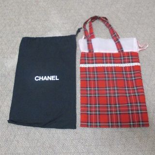 シャネル(CHANEL)のまゆ様専用です!　　　　シャネルchanel 巾着 スリッパ入れ シューズ(ポーチ)