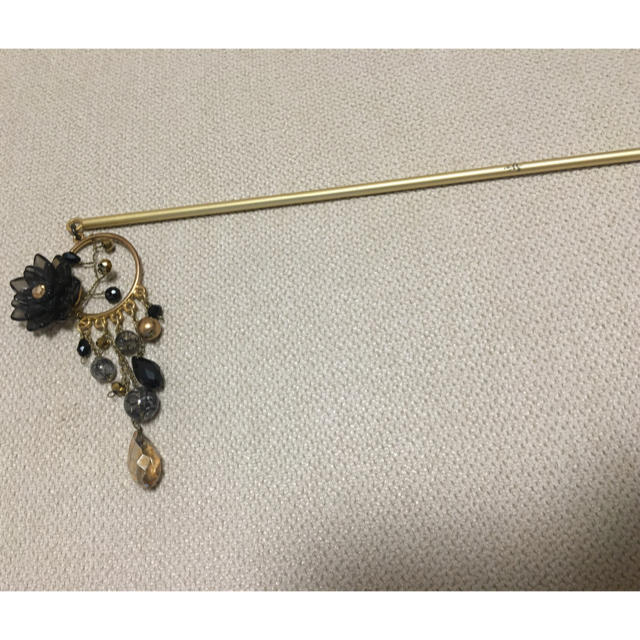 【値下げ！】かんざし屋　蓮華一本簪 ハンドメイドのアクセサリー(ヘアアクセサリー)の商品写真