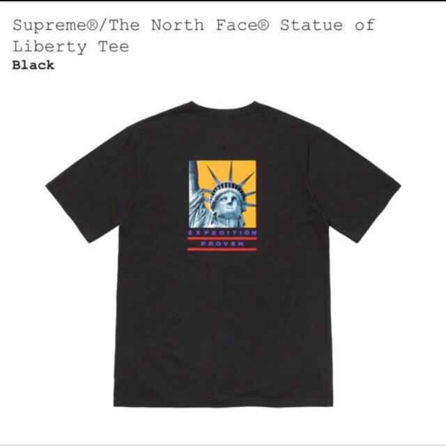Supreme(シュプリーム)のsupreme north face Statue of Liberty Tee メンズのトップス(Tシャツ/カットソー(半袖/袖なし))の商品写真