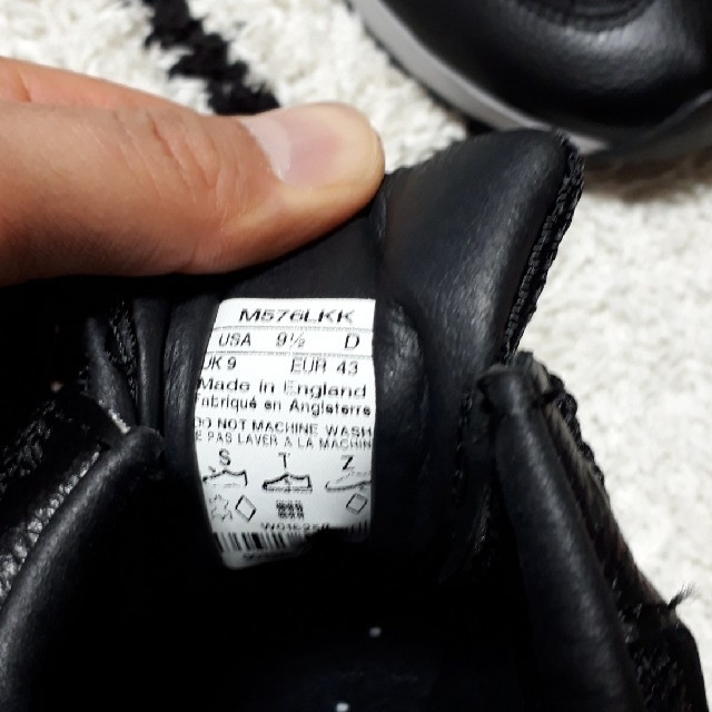 New Balance(ニューバランス)の【新品】ニューバランスM576(UK製) 27.5 限定オールブラック メンズの靴/シューズ(スニーカー)の商品写真