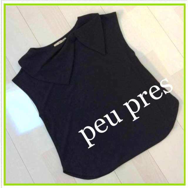 peu pres(プープレ)の☆peu pres☆プープレ♡リボンブラウス レディースのトップス(シャツ/ブラウス(半袖/袖なし))の商品写真