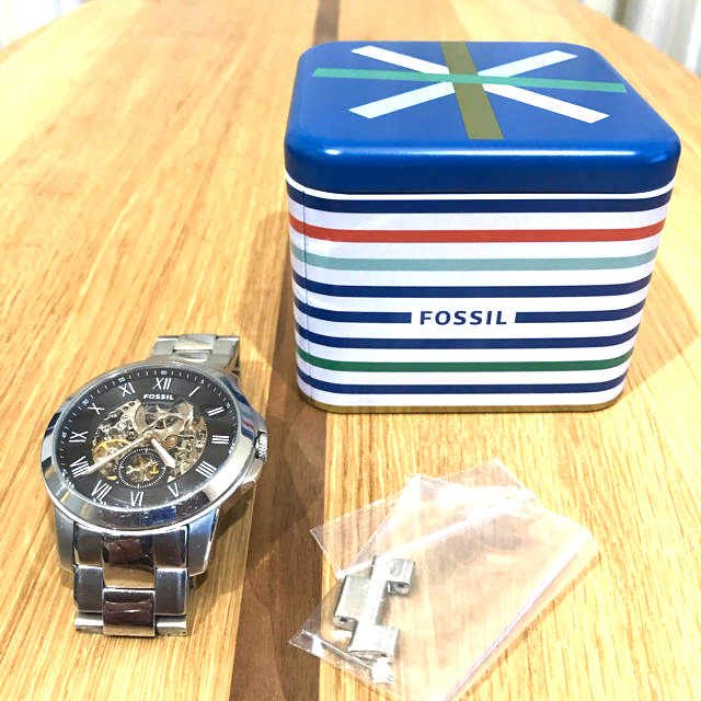 FOSSIL(フォッシル)の正規品 FOSSIL GRANT  機械式 自動巻き スケルトン メンズの時計(腕時計(アナログ))の商品写真