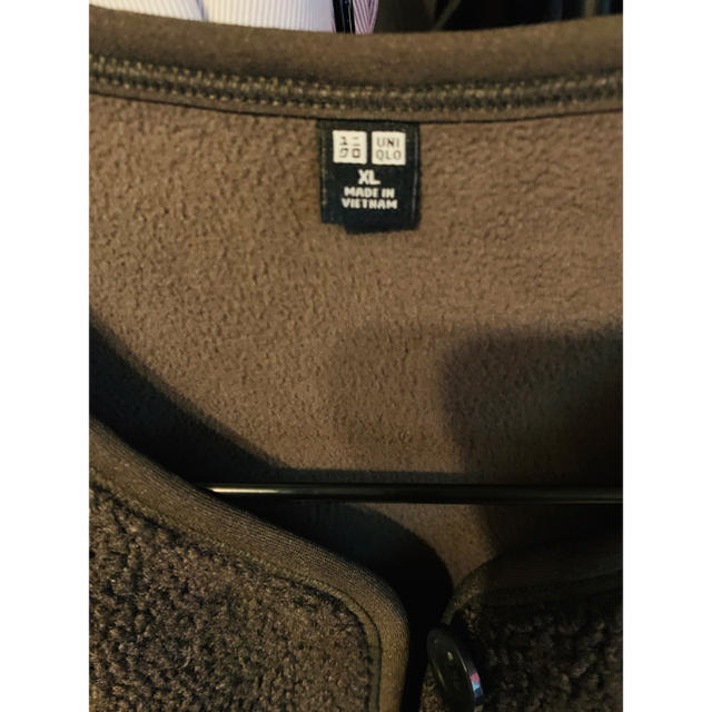 UNIQLO(ユニクロ)のUNIQLO ボアジャケット　美品　レディース XL カーキ レディースのジャケット/アウター(ダウンジャケット)の商品写真