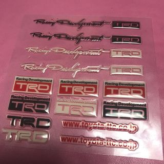 トヨタ(トヨタ)のトヨタテクノクラフト ステッカー TTC TRD(ノベルティグッズ)