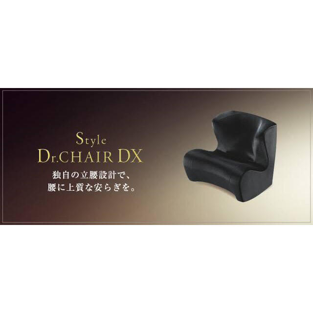 MTG Style Dr.CHAIR DX【リッチブラック】 - 座椅子