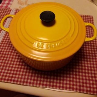 ルクルーゼ(LE CREUSET)のル・クルーゼ　シグニチャー ココット・ロンド 22cm(鍋/フライパン)