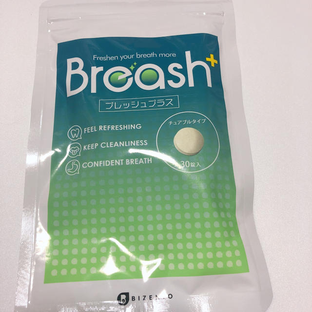 ブレッシュ プラス Breash 30粒 コスメ/美容のオーラルケア(口臭防止/エチケット用品)の商品写真