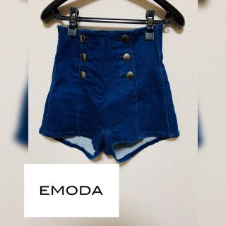 エモダ(EMODA)のEMODA エモダ　デニムショートパンツ(ショートパンツ)