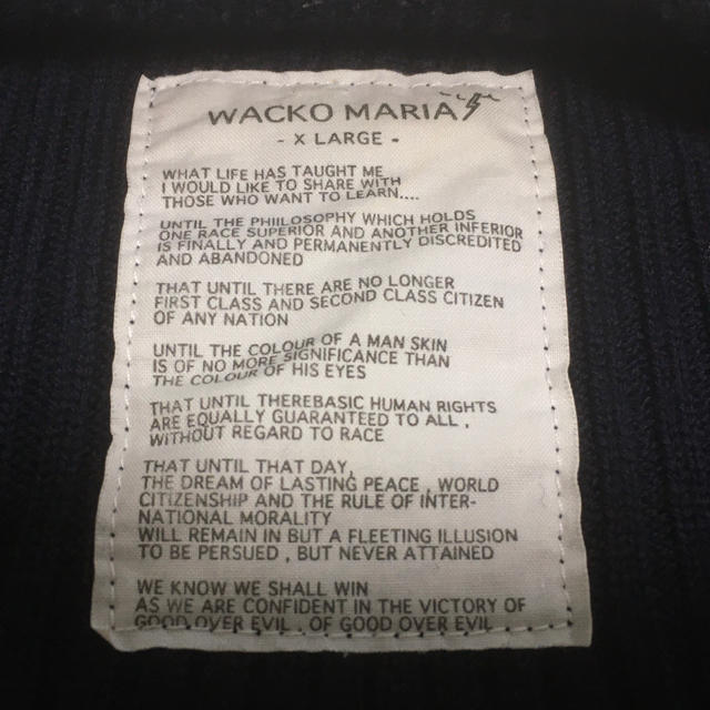 【値下げしました】WACKO MARIAワコマリア ライトニット Size XL