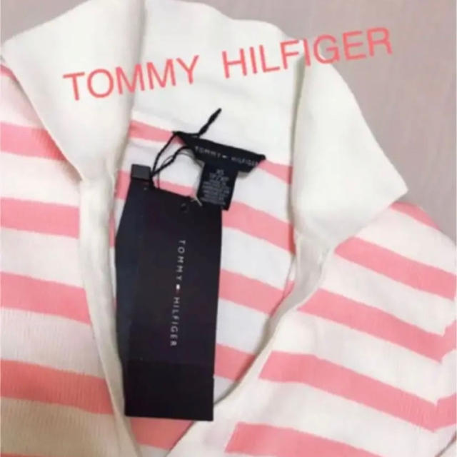 TOMMY HILFIGER(トミーヒルフィガー)のトミーヒルフィガー ボーダーポロシャツ レディースのトップス(ポロシャツ)の商品写真