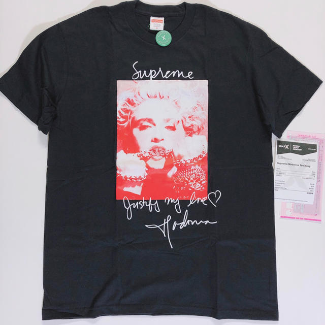 18AW Supreme Madonna T Shirts Black Mトップス
