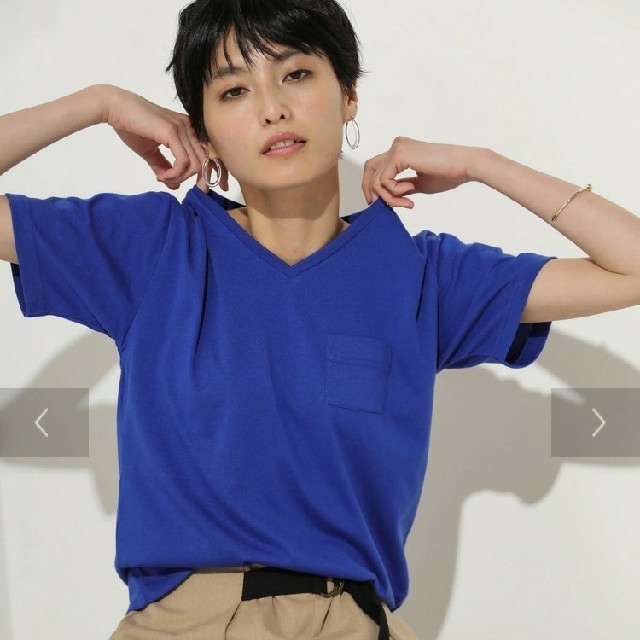 ◎koe　VネックTシャツ レディースのトップス(Tシャツ(半袖/袖なし))の商品写真