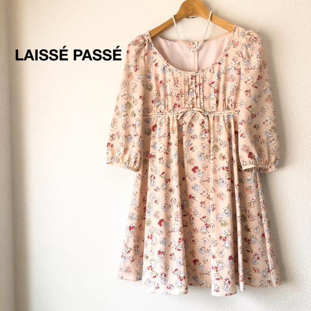 LAISSE PASSE(レッセパッセ)の【レッセパッセ】超美品❁︎花柄フレアワンピース レディースのワンピース(ミニワンピース)の商品写真