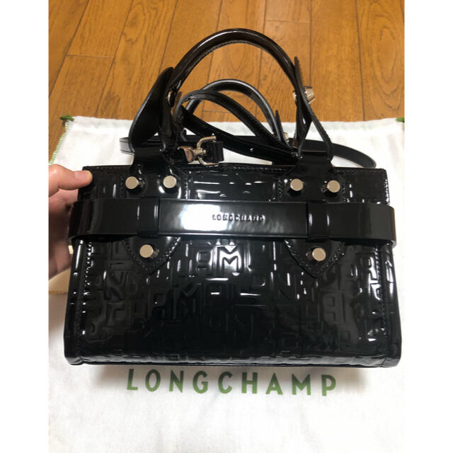 【美品】LONGCHAMP ラヴォヤジューズ ハンドバッグ 2wayショルダー