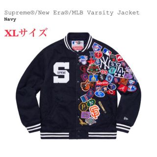 シュプリーム(Supreme)のXLサイズ Supreme MLB New Era Varsity Jacket(スタジャン)