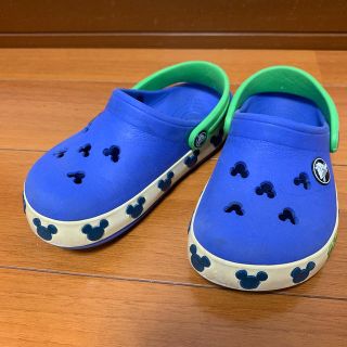 クロックス(crocs)のクロックス ミッキー キッズサンダル c8/9(サンダル)