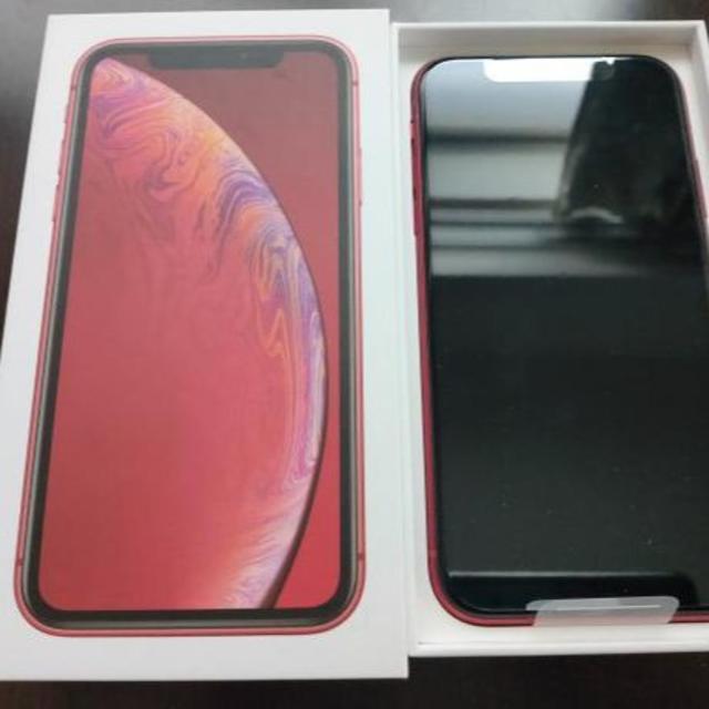 iPhoneXR 128GB product RED 本体 SIMロック解除