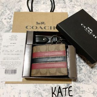コーチ(COACH) 折り財布(メンズ)(レッド/赤色系)の通販 34点